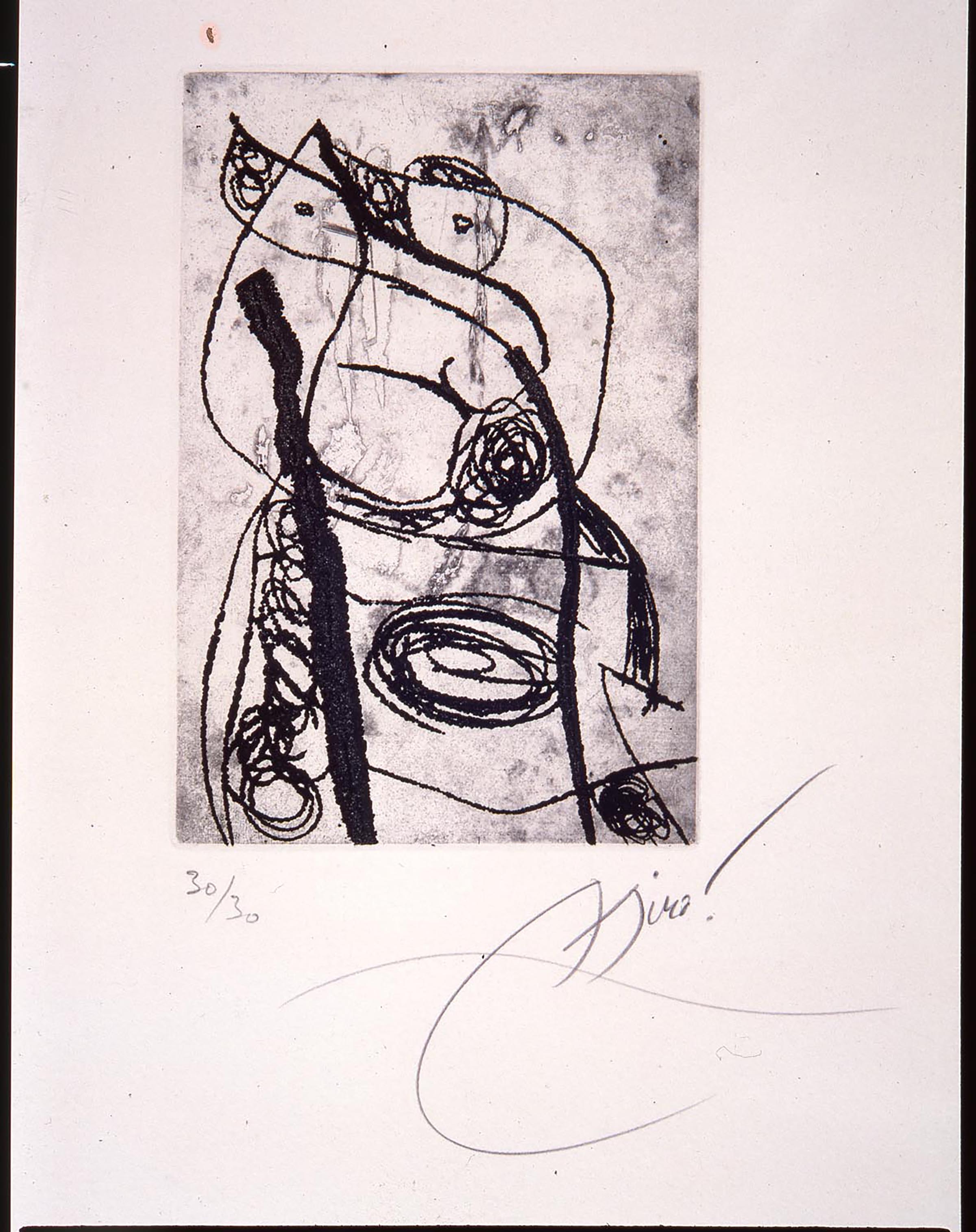 Joan Miru00f3, Les saltinbanques VIII, 1975
